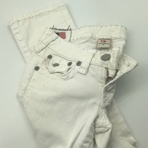 White True Religion Billy Super T Jeans